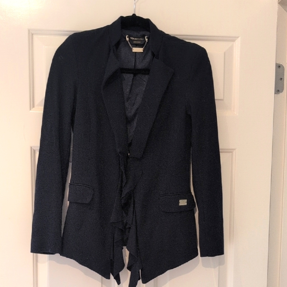 Roberta Biagi Black Blazer Dark blue Size S